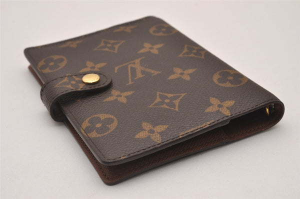 Authentic Louis Vuitton Monogram Agenda PM Notebook Cover R20005 LV 4680I