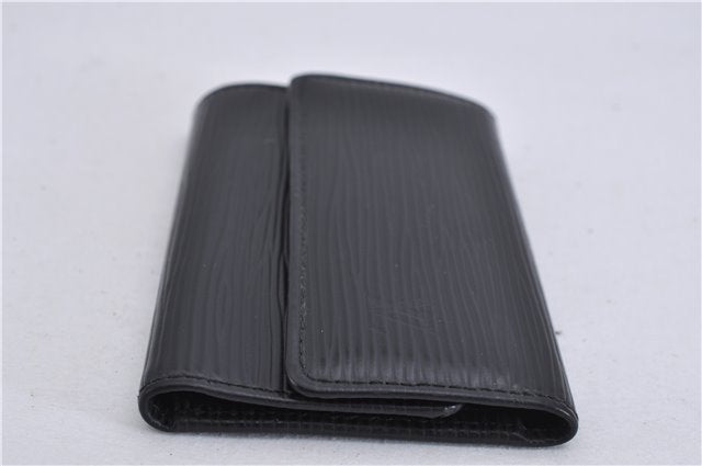 Authentic Louis Vuitton Epi Multicles 6 Key Case Black M63812 LV 4681F