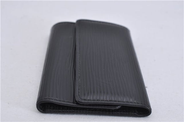 Authentic Louis Vuitton Epi Multicles 6 Key Case Black M63812 LV 4681F
