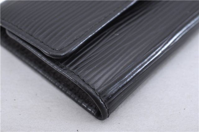 Authentic Louis Vuitton Epi Multicles 6 Key Case Black M63812 LV 4681F