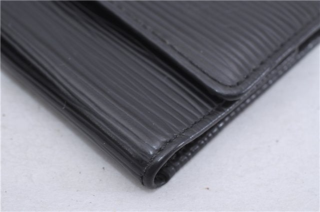 Authentic Louis Vuitton Epi Multicles 6 Key Case Black M63812 LV 4681F