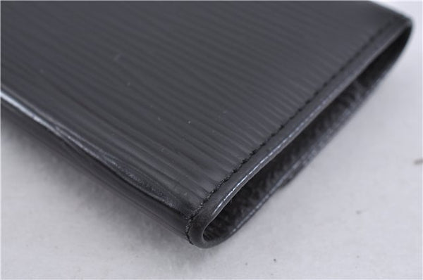 Authentic Louis Vuitton Epi Multicles 6 Key Case Black M63812 LV 4681F