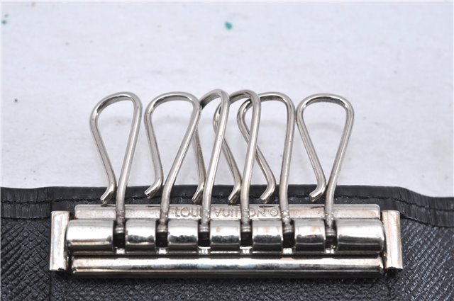 Authentic Louis Vuitton Epi Multicles 6 Key Case Black M63812 LV 4681F