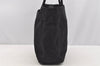 Authentic PRADA Metropoli Nylon Tessuto Shoulder Tote Bag B8487 Black 4681I