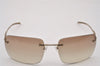 Authentic GUCCI Sunglasses Rhinestone GG 1780/STRASS Titanium Brown 4682I