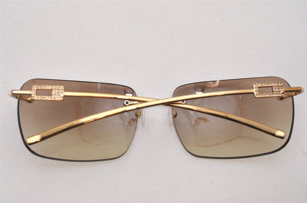 Authentic GUCCI Sunglasses Rhinestone GG 1780/STRASS Titanium Brown 4682I