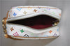 Auth Louis Vuitton Monogram Multicolor Trousse Wapiti Pouch M58033 White 4683F