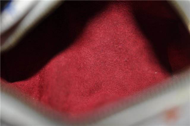 Auth Louis Vuitton Monogram Multicolor Trousse Wapiti Pouch M58033 White 4683F