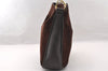 Authentic GUCCI Bamboo 2Way Shoulder Hand Bag Suede Leather 0011638 Brown 4684I