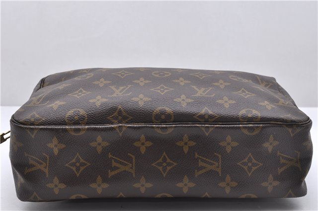 Auth Louis Vuitton Monogram Trousse Toilette 28 Clutch Hand Bag M47522 LV 4685D