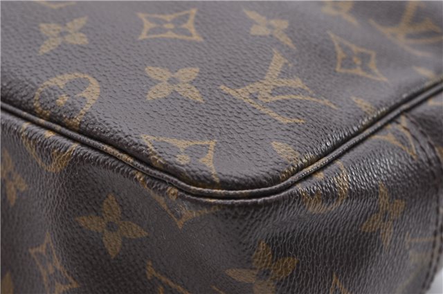 Auth Louis Vuitton Monogram Trousse Toilette 28 Clutch Hand Bag M47522 LV 4685D