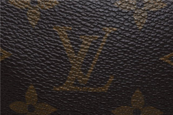 Auth Louis Vuitton Monogram Trousse Toilette 28 Clutch Hand Bag M47522 LV 4685D