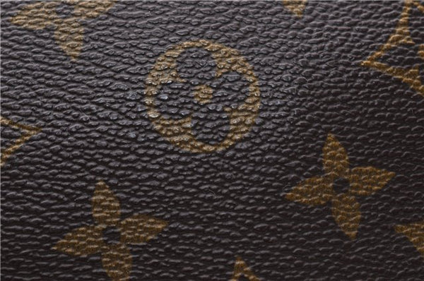 Auth Louis Vuitton Monogram Trousse Toilette 28 Clutch Hand Bag M47522 LV 4685D