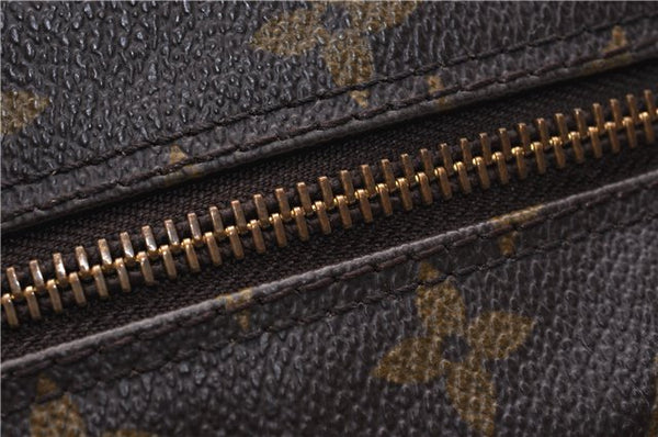 Auth Louis Vuitton Monogram Trousse Toilette 28 Clutch Hand Bag M47522 LV 4685D