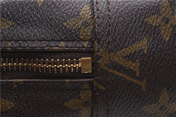 Auth Louis Vuitton Monogram Trousse Toilette 28 Clutch Hand Bag M47522 LV 4685D