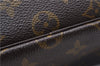 Auth Louis Vuitton Monogram Trousse Toilette 28 Clutch Hand Bag M47522 LV 4685D