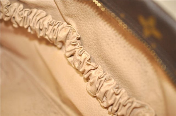 Auth Louis Vuitton Monogram Trousse Toilette 28 Clutch Hand Bag M47522 LV 4685D
