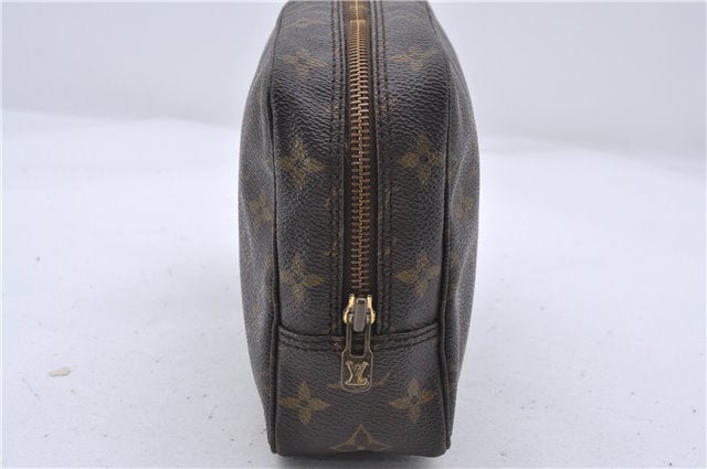 Auth Louis Vuitton Monogram Trousse Toilette 23 Clutch Hand Bag M47524 LV 4686D