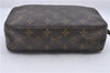 Auth Louis Vuitton Monogram Trousse Toilette 23 Clutch Hand Bag M47524 LV 4686D