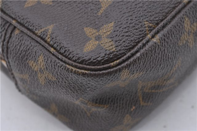 Auth Louis Vuitton Monogram Trousse Toilette 23 Clutch Hand Bag M47524 LV 4686D