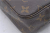Auth Louis Vuitton Monogram Trousse Toilette 23 Clutch Hand Bag M47524 LV 4686D