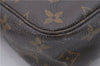 Auth Louis Vuitton Monogram Trousse Toilette 23 Clutch Hand Bag M47524 LV 4686D