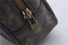 Auth Louis Vuitton Monogram Trousse Toilette 23 Clutch Hand Bag M47524 LV 4686D