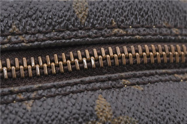 Auth Louis Vuitton Monogram Trousse Toilette 23 Clutch Hand Bag M47524 LV 4686D