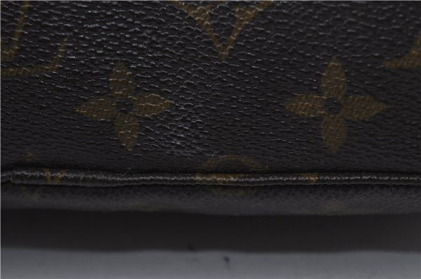 Auth Louis Vuitton Monogram Trousse Toilette 23 Clutch Hand Bag M47524 LV 4686D