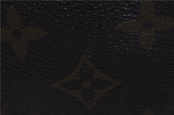 Auth Louis Vuitton Monogram Trousse Toilette 23 Clutch Hand Bag M47524 LV 4686D