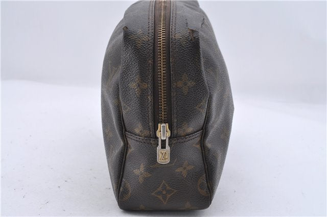 Auth Louis Vuitton Monogram Trousse Toilette 28 Clutch Hand Bag M47522 LV 4687D