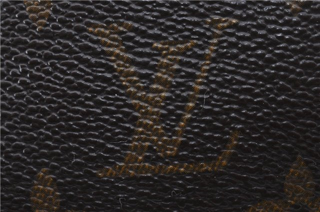 Auth Louis Vuitton Monogram Trousse Toilette 28 Clutch Hand Bag M47522 LV 4687D