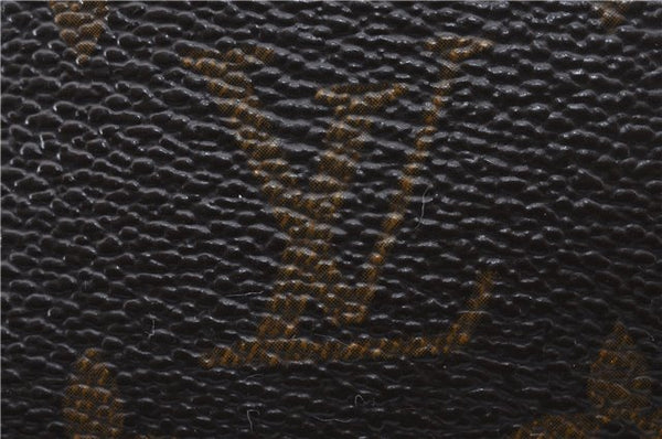 Auth Louis Vuitton Monogram Trousse Toilette 28 Clutch Hand Bag M47522 LV 4687D