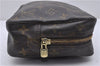Auth Louis Vuitton Monogram Trousse Toilette 23 Clutch Hand Bag M47524 LV 4688D