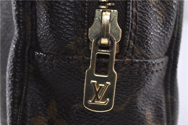 Auth Louis Vuitton Monogram Trousse Toilette 23 Clutch Hand Bag M47524 LV 4688D