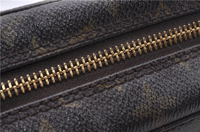 Auth Louis Vuitton Monogram Trousse Toilette 23 Clutch Hand Bag M47524 LV 4688D