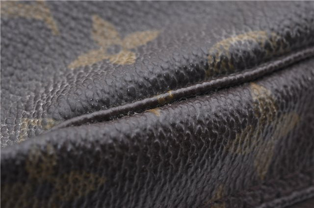 Auth Louis Vuitton Monogram Trousse Toilette 23 Clutch Hand Bag M47524 LV 4688D