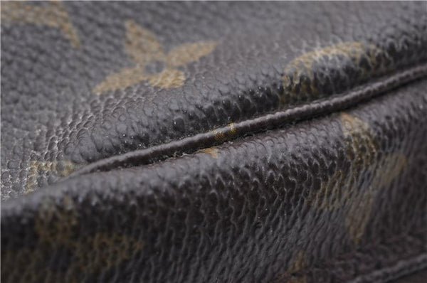 Auth Louis Vuitton Monogram Trousse Toilette 23 Clutch Hand Bag M47524 LV 4688D