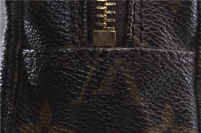 Auth Louis Vuitton Monogram Trousse Toilette 23 Clutch Hand Bag M47524 LV 4688D