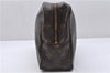 Auth Louis Vuitton Monogram Trousse Toilette 28 Clutch Hand Bag M47522 LV 4689D