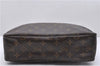 Auth Louis Vuitton Monogram Trousse Toilette 28 Clutch Hand Bag M47522 LV 4689D