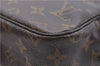 Auth Louis Vuitton Monogram Trousse Toilette 28 Clutch Hand Bag M47522 LV 4689D