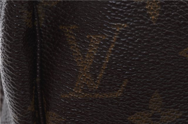 Auth Louis Vuitton Monogram Trousse Toilette 28 Clutch Hand Bag M47522 LV 4689D
