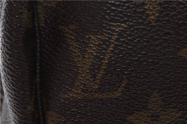 Auth Louis Vuitton Monogram Trousse Toilette 28 Clutch Hand Bag M47522 LV 4689D