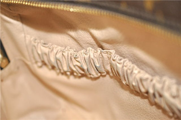 Auth Louis Vuitton Monogram Trousse Toilette 28 Clutch Hand Bag M47522 LV 4689D