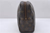 Auth Louis Vuitton Monogram Trousse Toilette 28 Clutch Hand Bag M47522 LV 4692D