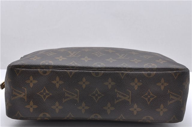 Auth Louis Vuitton Monogram Trousse Toilette 28 Clutch Hand Bag M47522 LV 4692D
