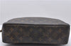 Auth Louis Vuitton Monogram Trousse Toilette 28 Clutch Hand Bag M47522 LV 4692D