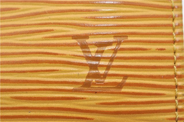 Auth Louis Vuitton Epi Porte 2 Cartes Vertical Pass Case Yellow M63209 LV 4692E