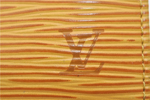 Auth Louis Vuitton Epi Porte 2 Cartes Vertical Pass Case Yellow M63209 LV 4692E